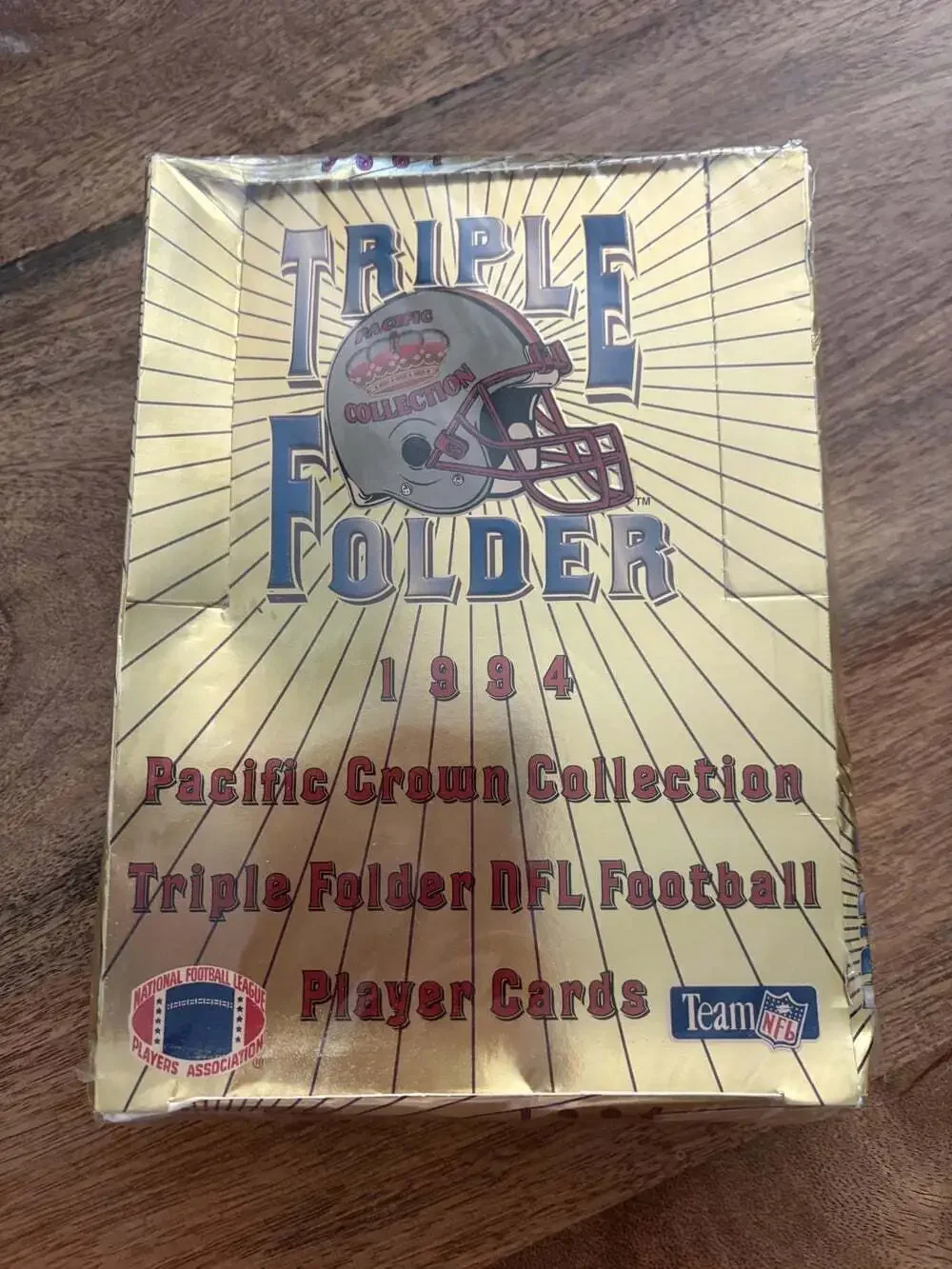 Pacific Crown Triple Folder NFL Football Cards Factory Sealed Box 1994 36 Packs
